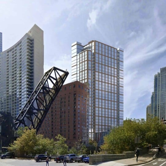 View of 344 N Canal Street. Rendering by SCB